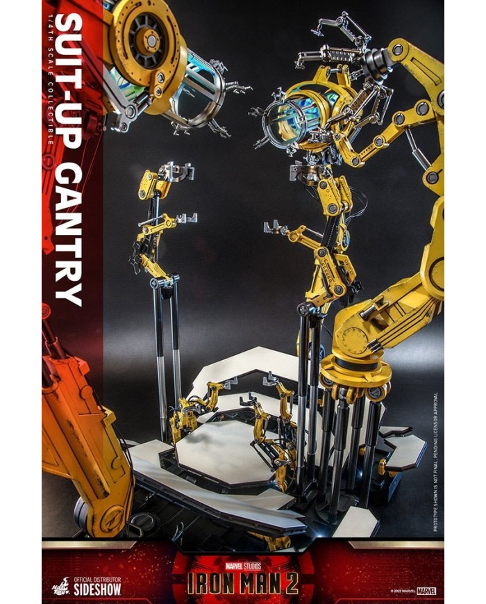 Set Accesorios Accessories Collection Series Iron Man Suit-Up Gantry 1/4 escala