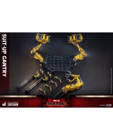 Set Accesorios Accessories Collection Series Iron Man Suit-Up Gantry 1/4 escala