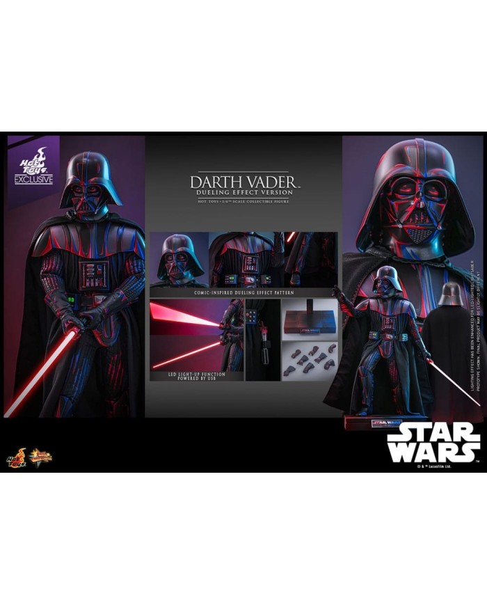 Darth Vader (Dueling Effect Version) Hot Toys Exclusive Star Wars Figura Movie Masterpiece 1/6