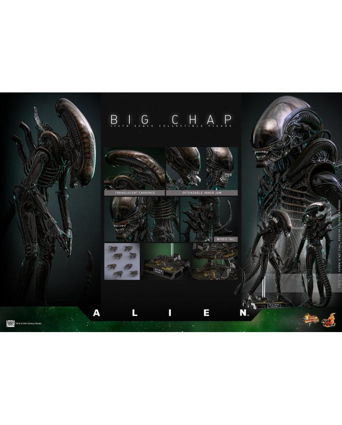 Big Chap Alien Figura Movie Masterpiece 1/6