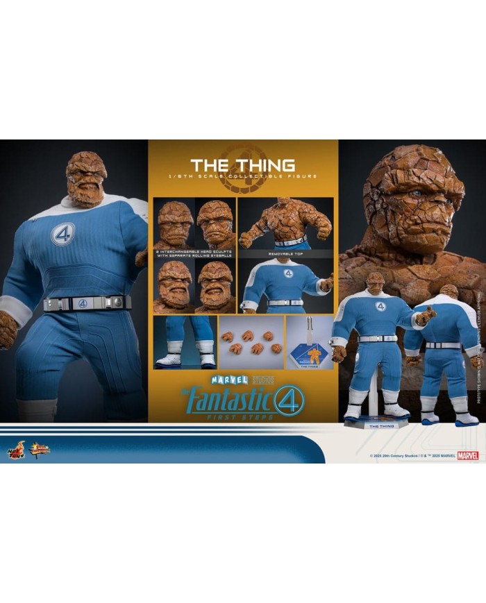 The Thing Los Cuatro Fantásticos: primeros pasos Figura Movie Masterpiece 1/6