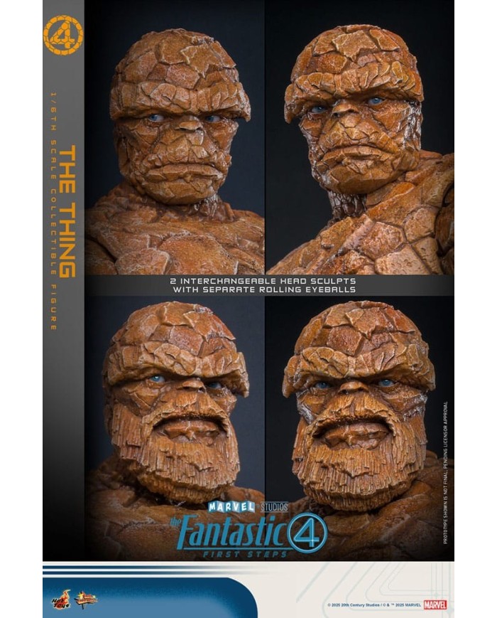 The Thing Los Cuatro Fantásticos: primeros pasos Figura Movie Masterpiece 1/6