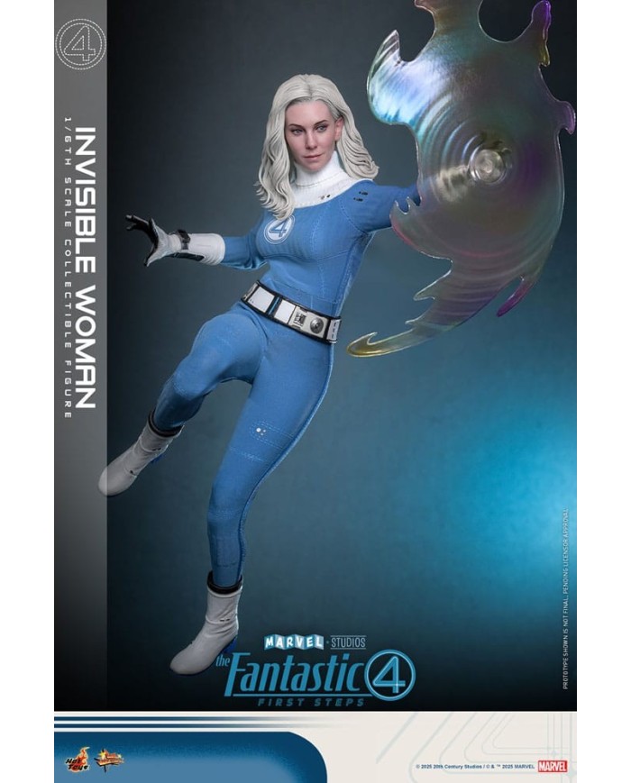 Invisible Woman & H.E.R.B.I.E. Los Cuatro Fantásticos: primeros pasos Pack de 2 Figuras Movie Masterpiece 1/6