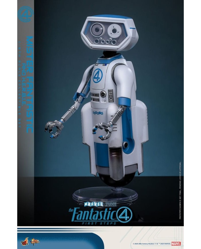 Mister Fantastic & H.E.R.B.I.E. Los Cuatro Fantásticos: primeros pasos Pack de 2 Figuras Movie Masterpiece 1/6