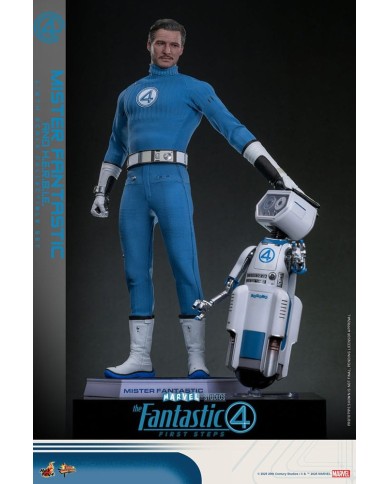 Mister Fantastic & H.E.R.B.I.E. Los Cuatro Fantásticos: primeros pasos Pack de 2 Figuras Movie Masterpiece 1/6