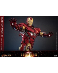 Iron Man Mark III (Armor Suit Up Version) Iron Man Figura Movie Masterpiece Diecast 1/6