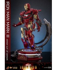 Iron Man Mark III (Armor Suit Up Version) Iron Man Figura Movie Masterpiece Diecast 1/6