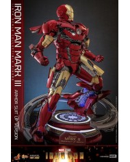 Iron Man Mark III (Armor Suit Up Version) Iron Man Figura Movie Masterpiece Diecast 1/6