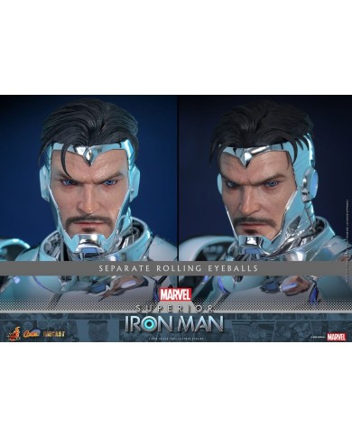 Superior Iron Man Marvel Figura Diecast Comic Masterpiece 1/6