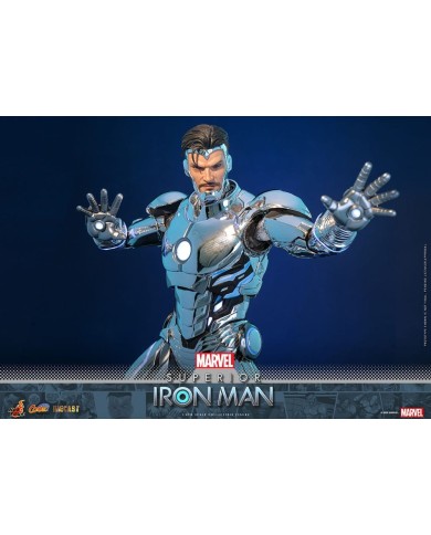 Superior Iron Man Marvel Figura Diecast Comic Masterpiece 1/6