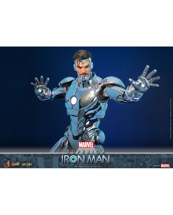 Superior Iron Man Marvel Figura Diecast Comic Masterpiece 1/6