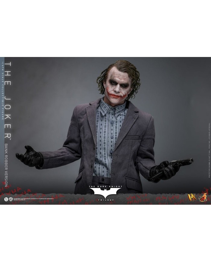 The Joker (Bank Robber Version) El Caballero oscuro Figura DX 1/6