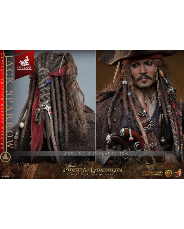 Jack Sparrow Deluxe Version Artisan Edition Piratas del Caribe: La venganza de Salazar Figura DX 1/6