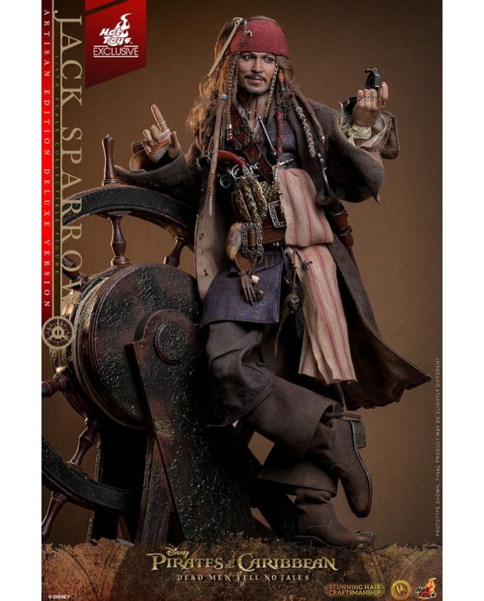 Jack Sparrow Deluxe Version Artisan Edition Piratas del Caribe: La venganza de Salazar Figura DX 1/6