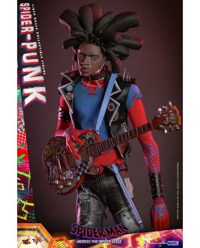 Spider-Punk Spider-Man: Cruzando el Multiverso Figura Movie Masterpiece 1/6