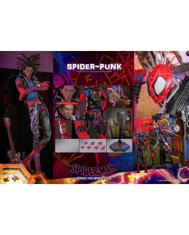 Spider-Punk Spider-Man: Cruzando el Multiverso Figura Movie Masterpiece 1/6