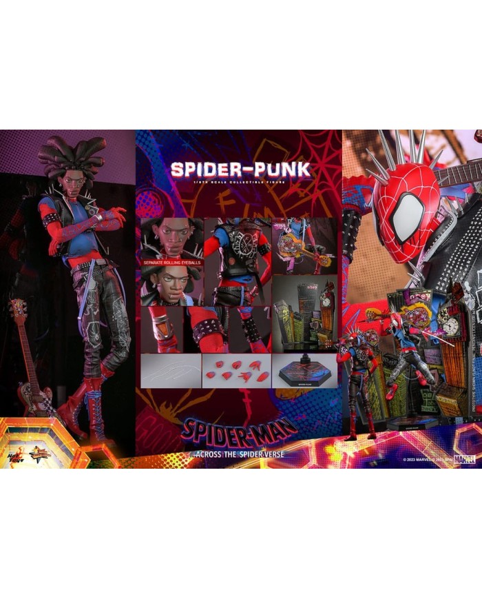 Spider-Punk Spider-Man: Cruzando el Multiverso Figura Movie Masterpiece 1/6