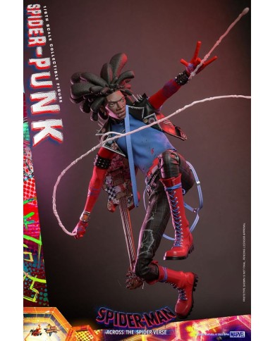 Spider-Punk Spider-Man: Cruzando el Multiverso Figura Movie Masterpiece 1/6