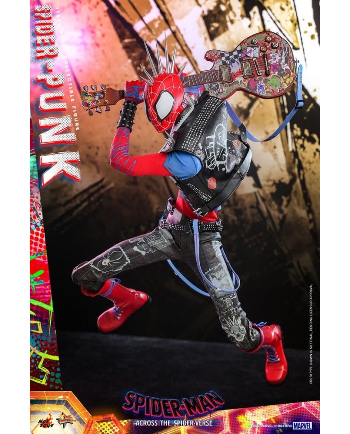 Spider-Punk Spider-Man: Cruzando el Multiverso Figura Movie Masterpiece 1/6