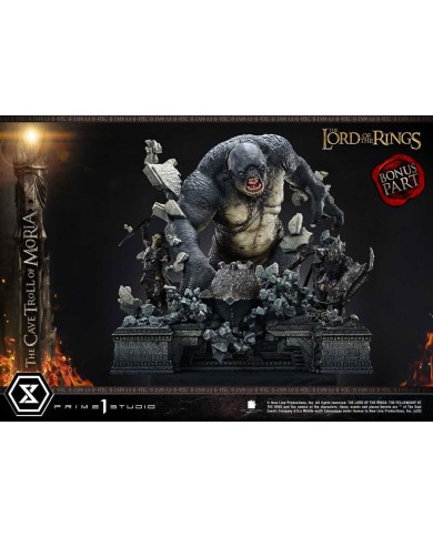 Cave Troll of Moria Bonus Version El Señor de los Anillos Estatua Premium Masterline Series 1/6