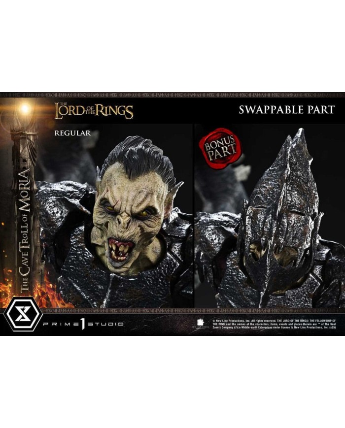Cave Troll of Moria Bonus Version El Señor de los Anillos Estatua Premium Masterline Series 1/6