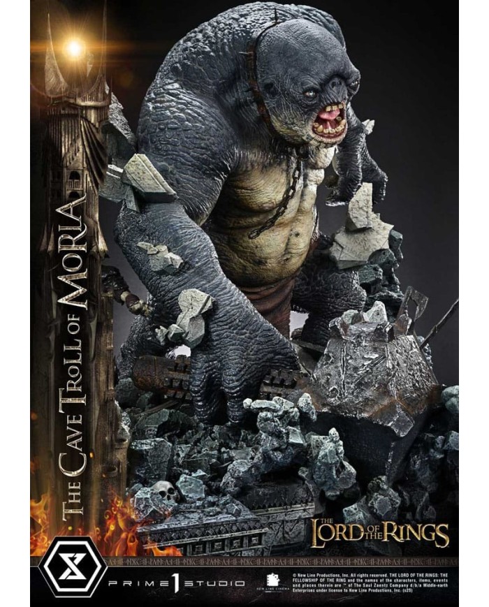 Cave Troll of Moria Bonus Version El Señor de los Anillos Estatua Premium Masterline Series 1/6