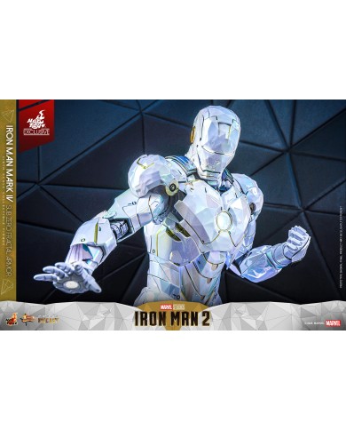 Iron Man Mark IV Sub-Zero Fractal Armor Hot Toys Exclusive Figura 1/6 Iron Man 2 Movie Masterpiece Diecast