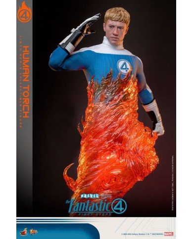 Human Torch Los Cuatro Fantásticos: primeros pasos Figura Movie Masterpiece 1/6