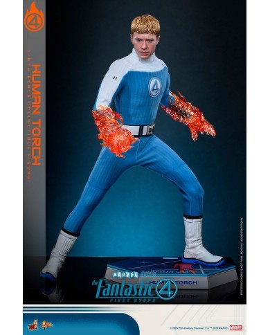 Human Torch Los Cuatro Fantásticos: primeros pasos Figura Movie Masterpiece 1/6