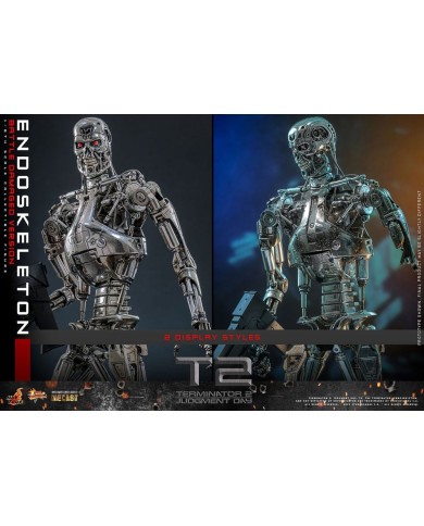 Endoesqueleto (Battle Damaged Version) Terminator 2: el juicio final Figura Movie Masterpiece Die-cast 1/6