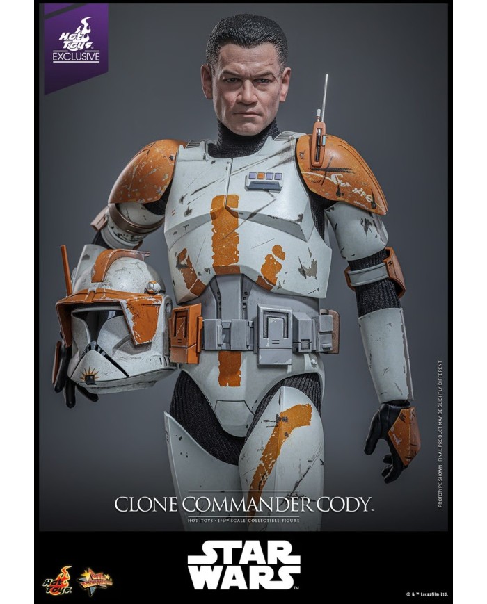 Clone Commander Cody Hot Toys Exclusive Star Wars: Episodio III - La venganza de los Sith Figura 1/6