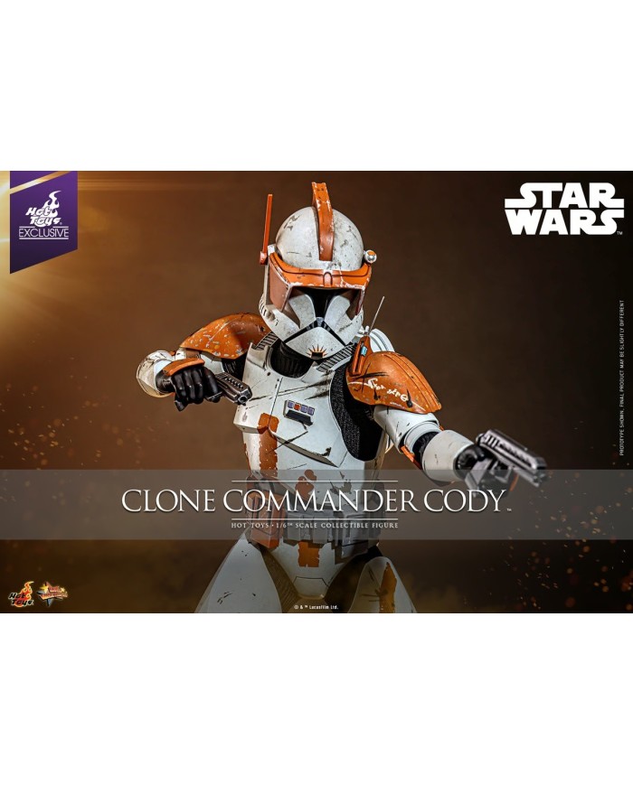 Clone Commander Cody Hot Toys Exclusive Star Wars: Episodio III - La venganza de los Sith Figura 1/6