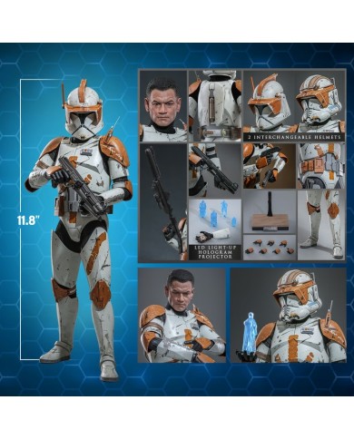 Clone Commander Cody Hot Toys Exclusive Star Wars: Episodio III - La venganza de los Sith Figura 1/6