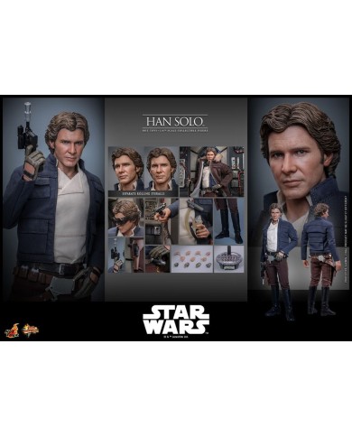 Han Solo Star Wars Episode V Figura Movie Masterpiece 1/6