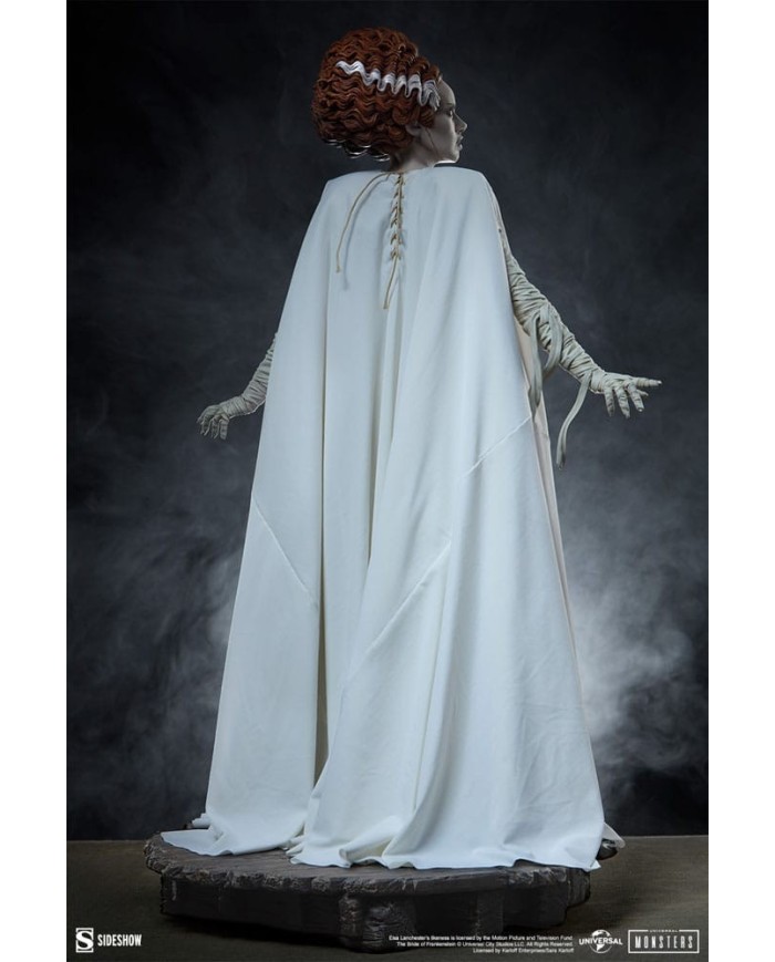 The Bride of Frankenstein (Fabric Costume) La novia de Frankenstein Estatua Premium Format Mixed Media
