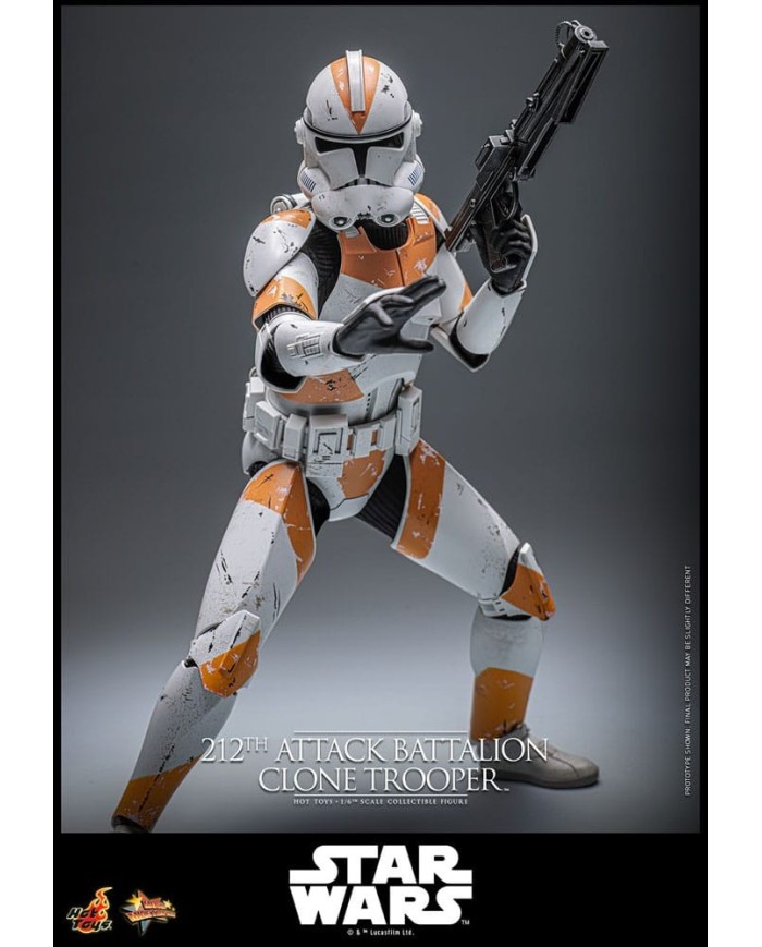 212th Attack Battalion Clone Trooper Deluxe Version Star Wars: The Clone Wars Figura 1/6