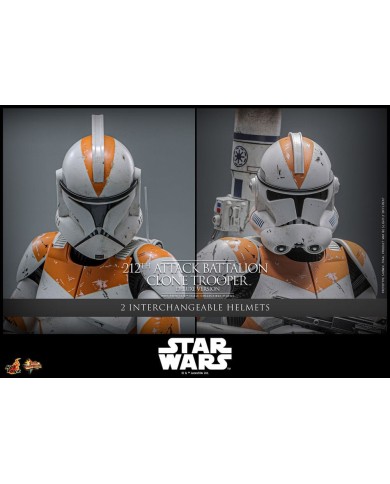 212th Attack Battalion Clone Trooper Deluxe Version Star Wars: The Clone Wars Figura 1/6