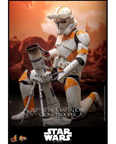 212th Attack Battalion Clone Trooper Deluxe Version Star Wars: The Clone Wars Figura 1/6