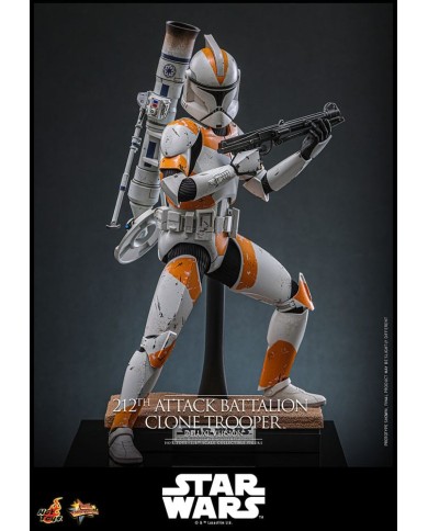 212th Attack Battalion Clone Trooper Deluxe Version Star Wars: The Clone Wars Figura 1/6