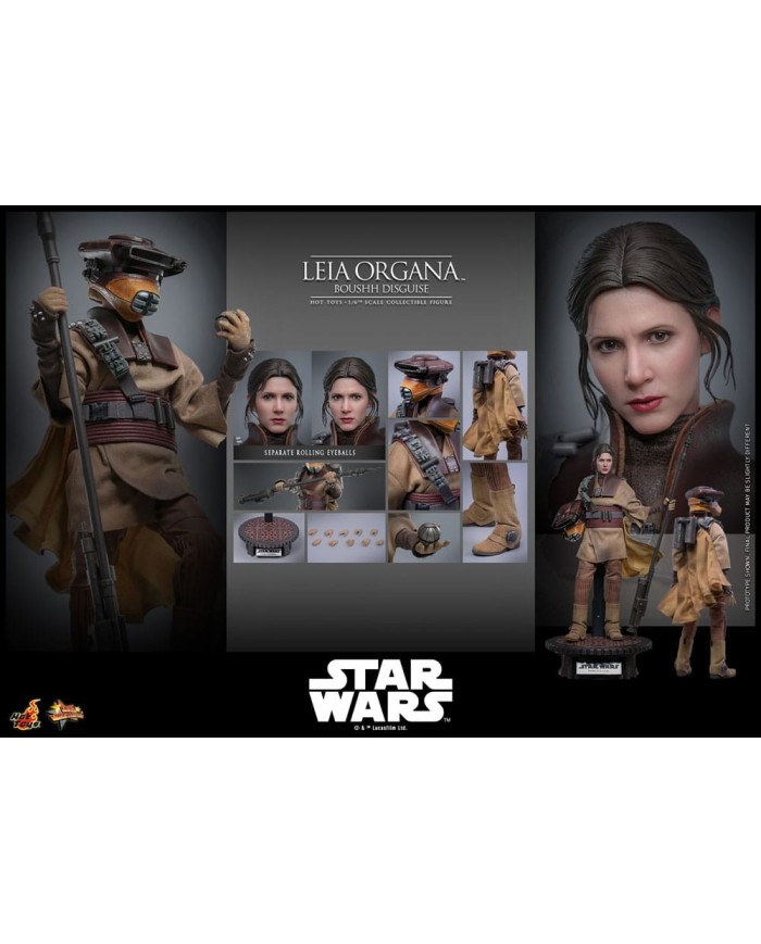 Leia Organa (Boushh Disguise) Star Wars Episode VI Figura Movie Masterpiece 1/6