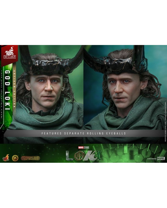 God Loki Artisan Edition Hot Toys Exclusive