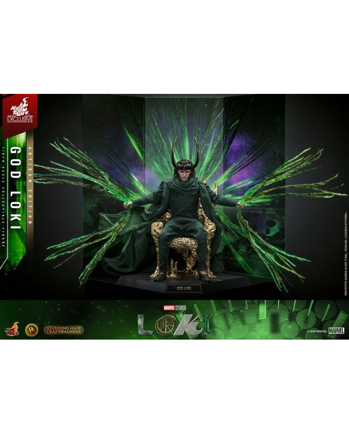 God Loki Artisan Edition Hot Toys Exclusive