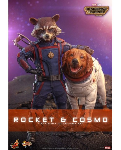 Rocket & Cosmo Guardianes de la Galaxia vol. 3 Figuras Movie Masterpiece 1/6