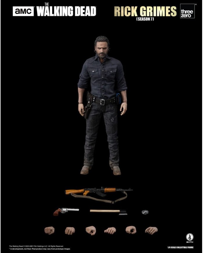 Rick Grimes The Walking Dead Season 7 Figura 1/6