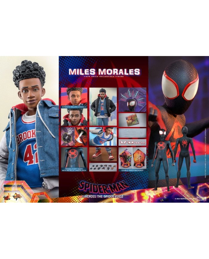 Miles Morales Spider-Man: Cruzando el Multiverso Figura Movie Masterpiece 1/6