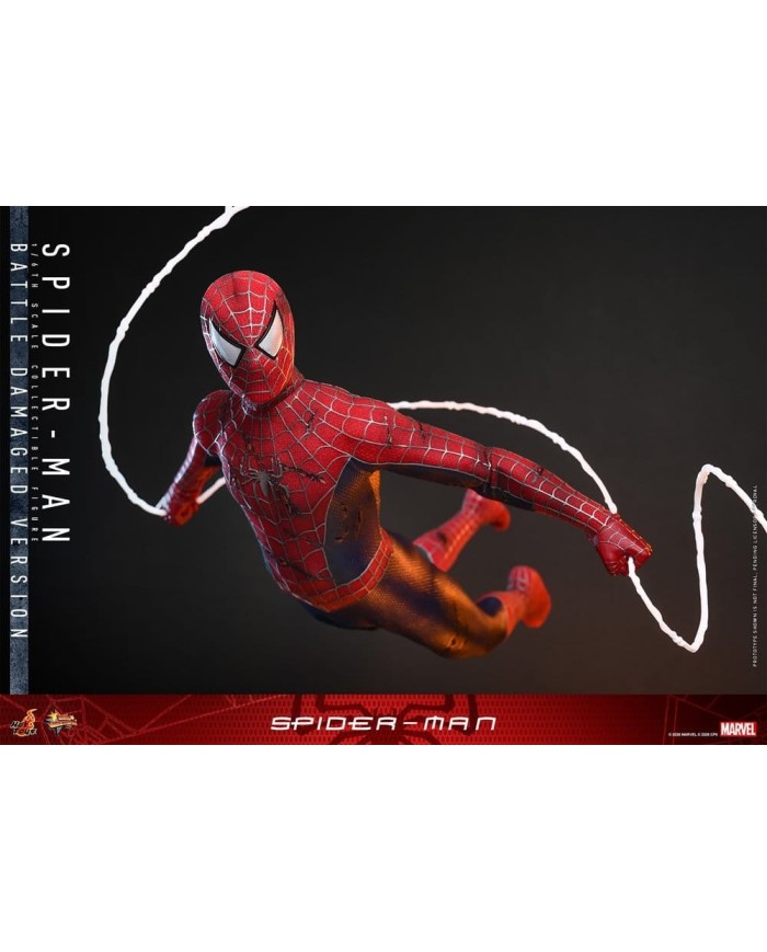 Spider-Man Battle Damaged Version Figura Movie Masterpiece 1/6