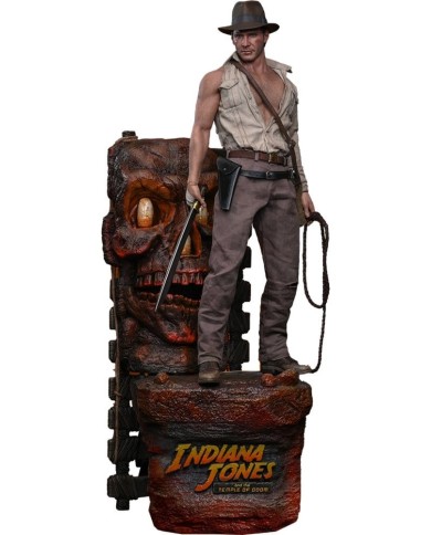 Indiana Jones Deluxe Version Indiana Jones Temple of Doom Figura Movie Masterpiece 1/6