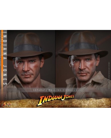 Indiana Jones Deluxe Version Indiana Jones Temple of Doom Figura Movie Masterpiece 1/6