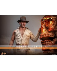 Indiana Jones Deluxe Version Indiana Jones Temple of Doom Figura Movie Masterpiece 1/6