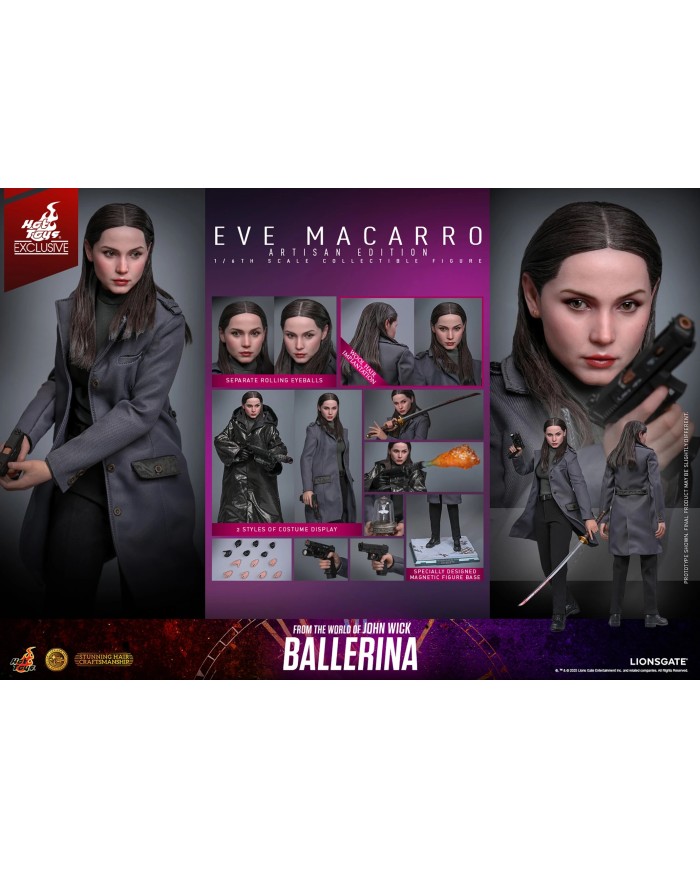 Eve Macarro Artisan Editon Hot Toys Exclusive Ballerina Action Figure 1/6